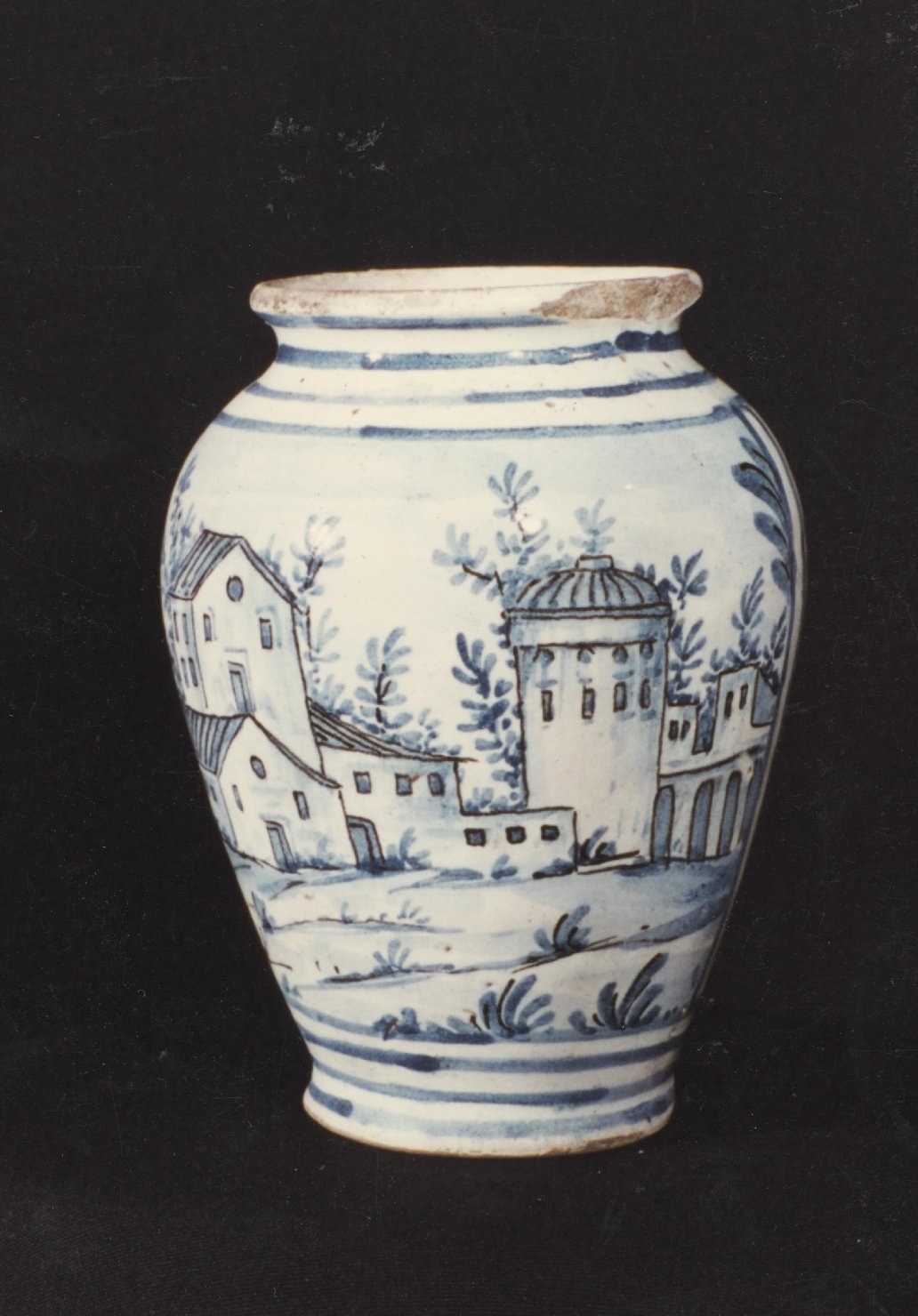 vaso - manifattura napoletana (sec. XVIII)