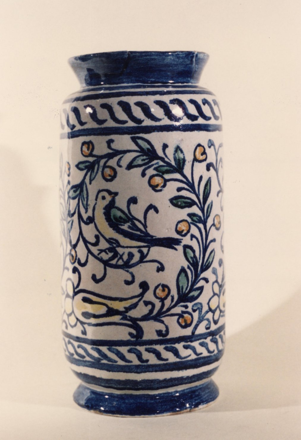 albarello, coppia - produzione italiana (fine/ inizio secc. XIX-XX)