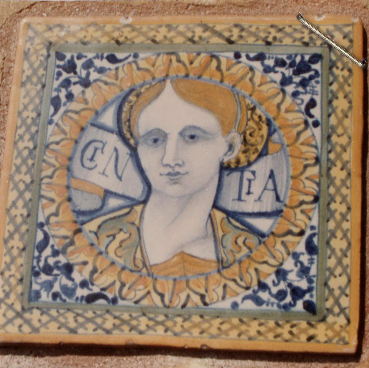 mattonella - manifattura umbra (sec. XX)