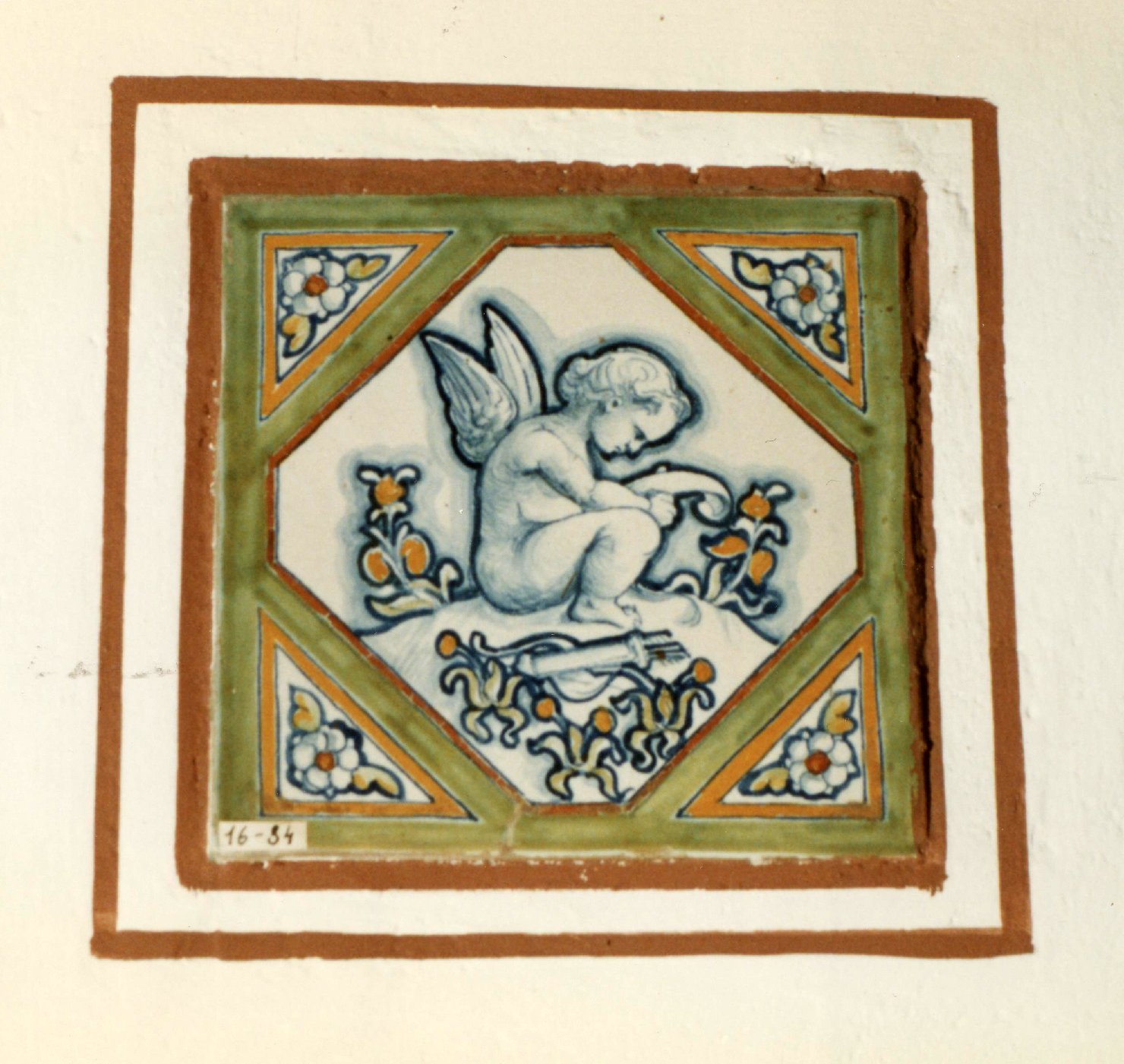 mattonella - manifattura umbra (sec. XX)