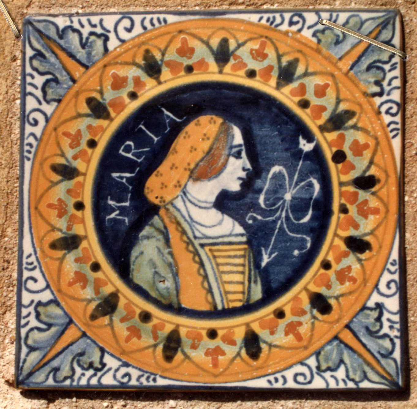 mattonella - manifattura umbra (sec. XX)