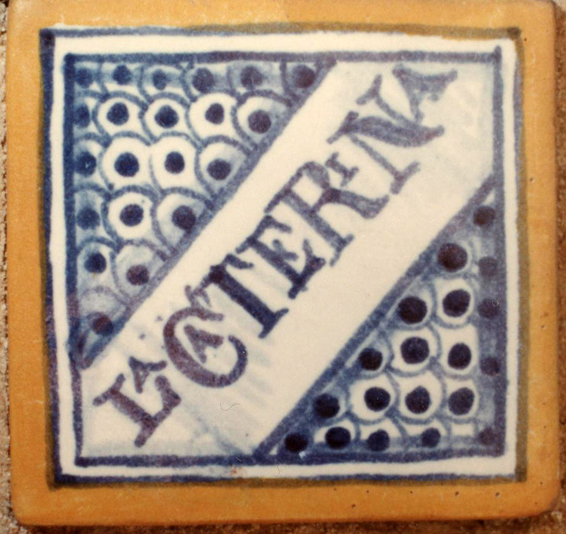 mattonella - manifattura umbra (sec. XX)