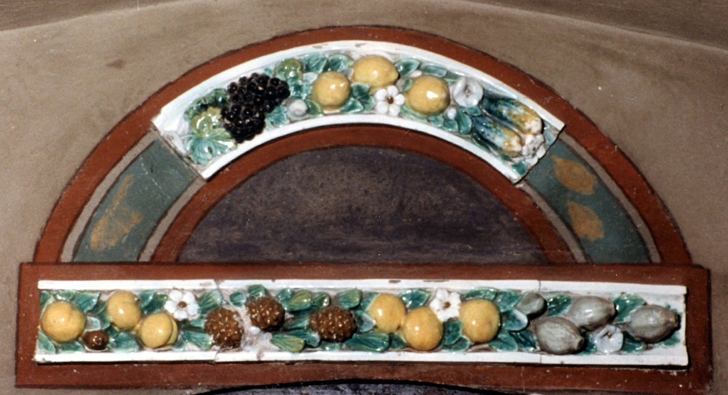 sovrapporta - manifattura Italia centrale (fine/ inizio secc. XIX-XX)