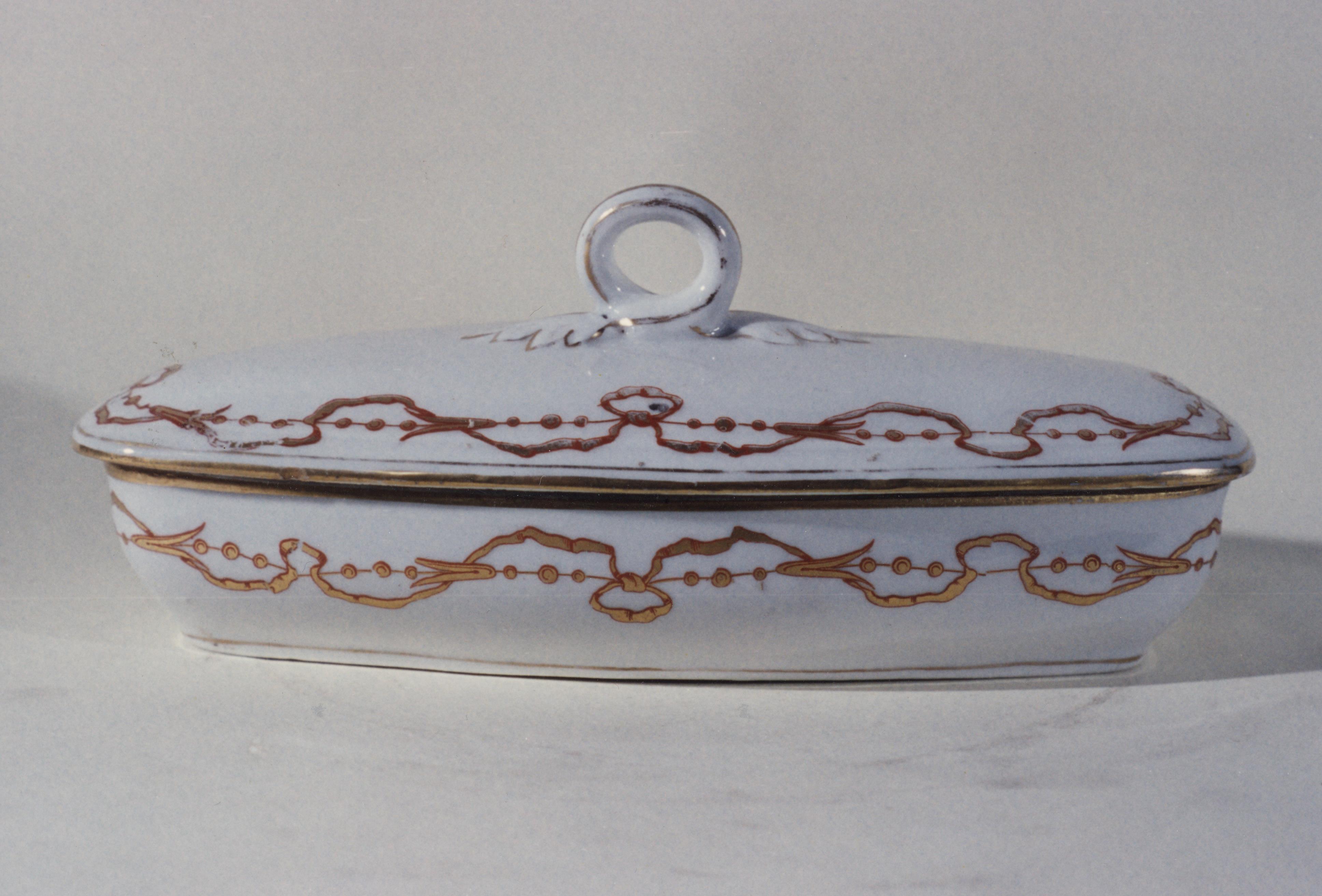 porta pettine - manifattura toscana (fine sec. XIX)