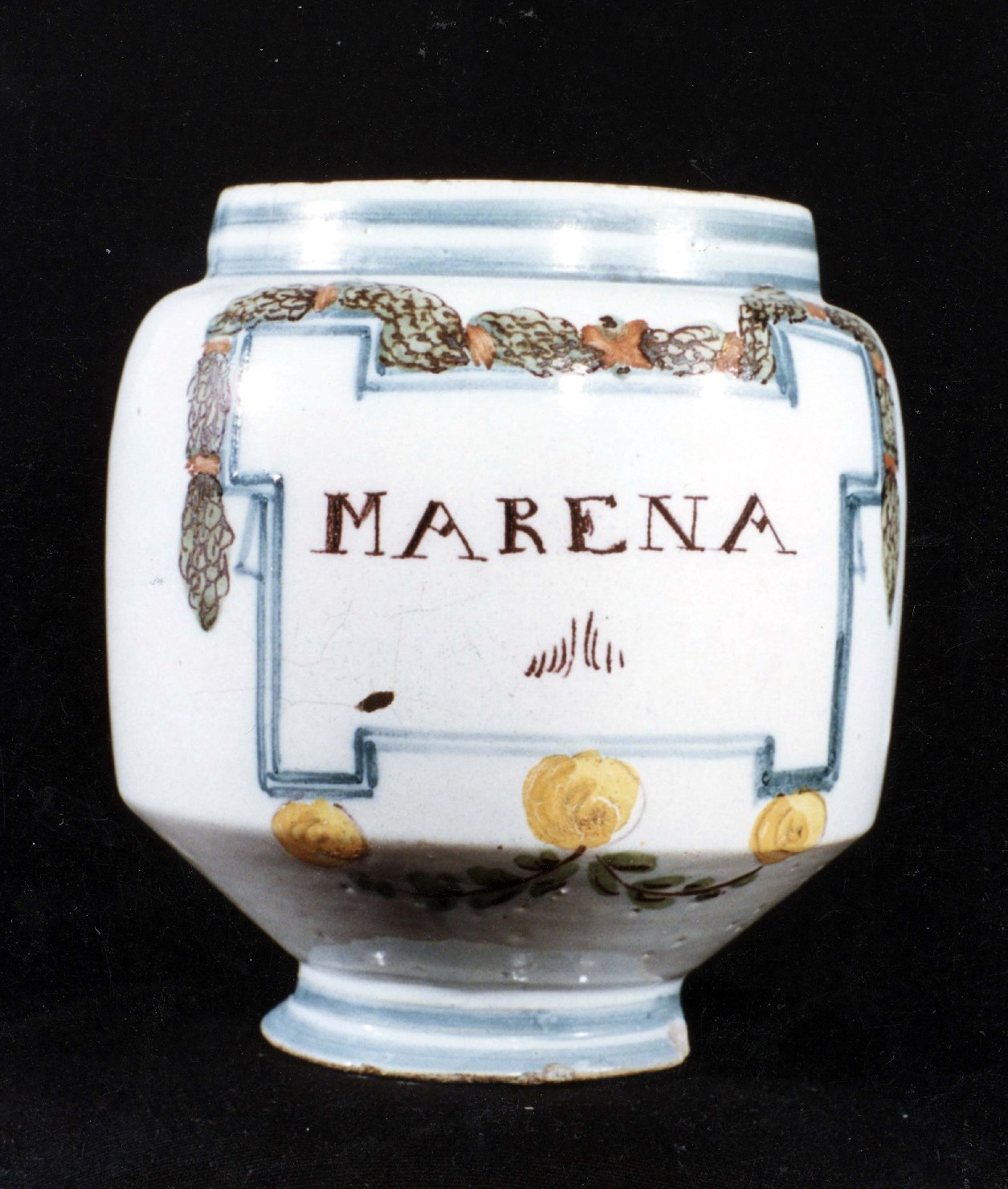 vaso da farmacia - manifattura veneta (sec. XIX)