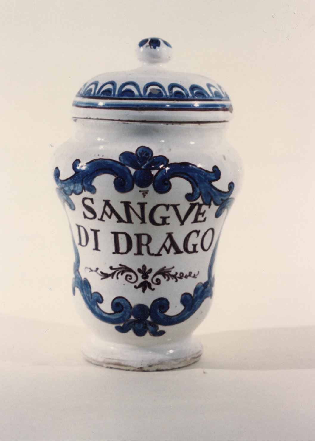 albarello, coppia - manifattura italiana (prima meta' sec. XIX)