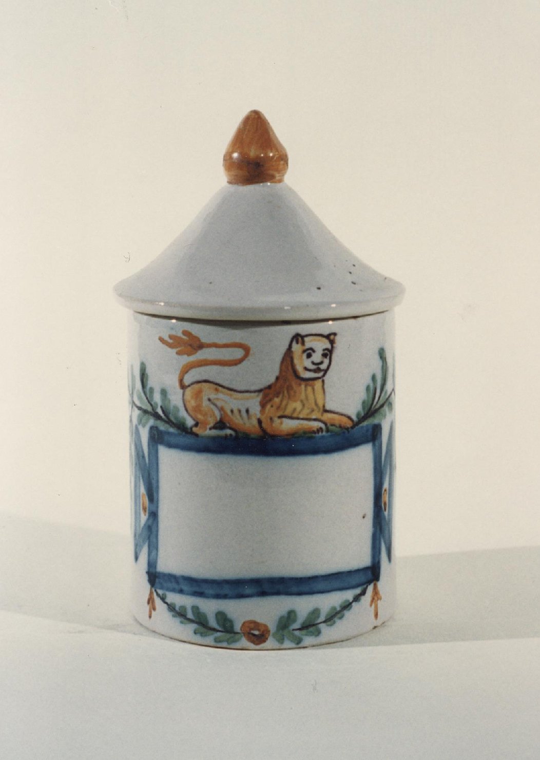 vaso da farmacia, coppia - manifattura veneta (prima meta' sec. XIX)