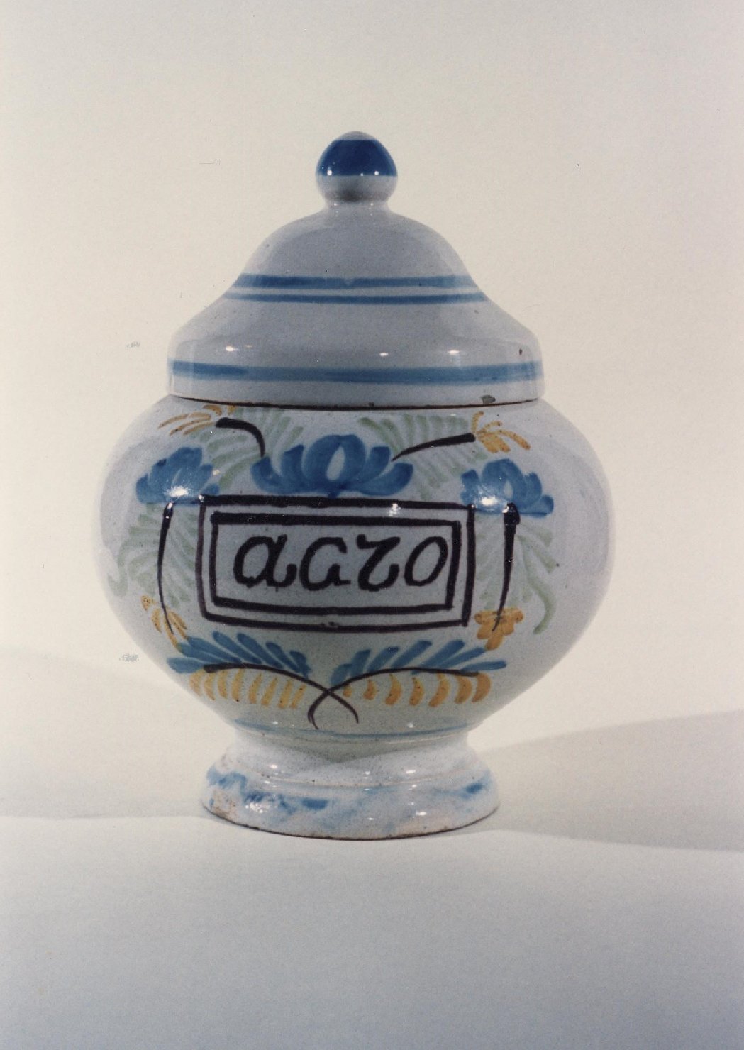 vaso da farmacia - manifattura italiana (fine/ inizio secc. XIX-XX)