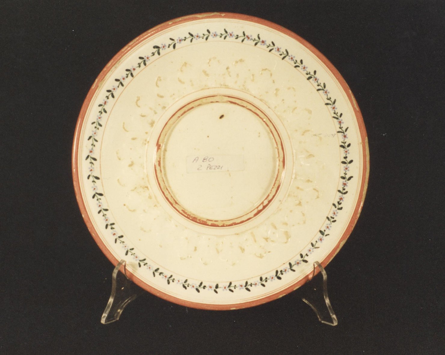 piatto, coppia - manifattura trevigiana (primo quarto sec. XIX)