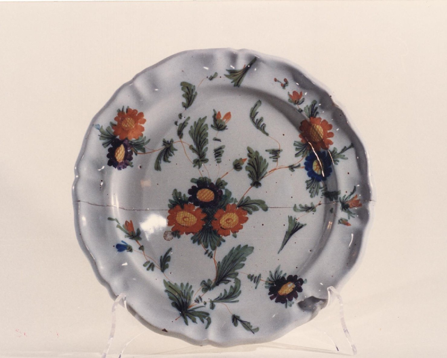 piatto - manifattura veneta (sec. XVIII)