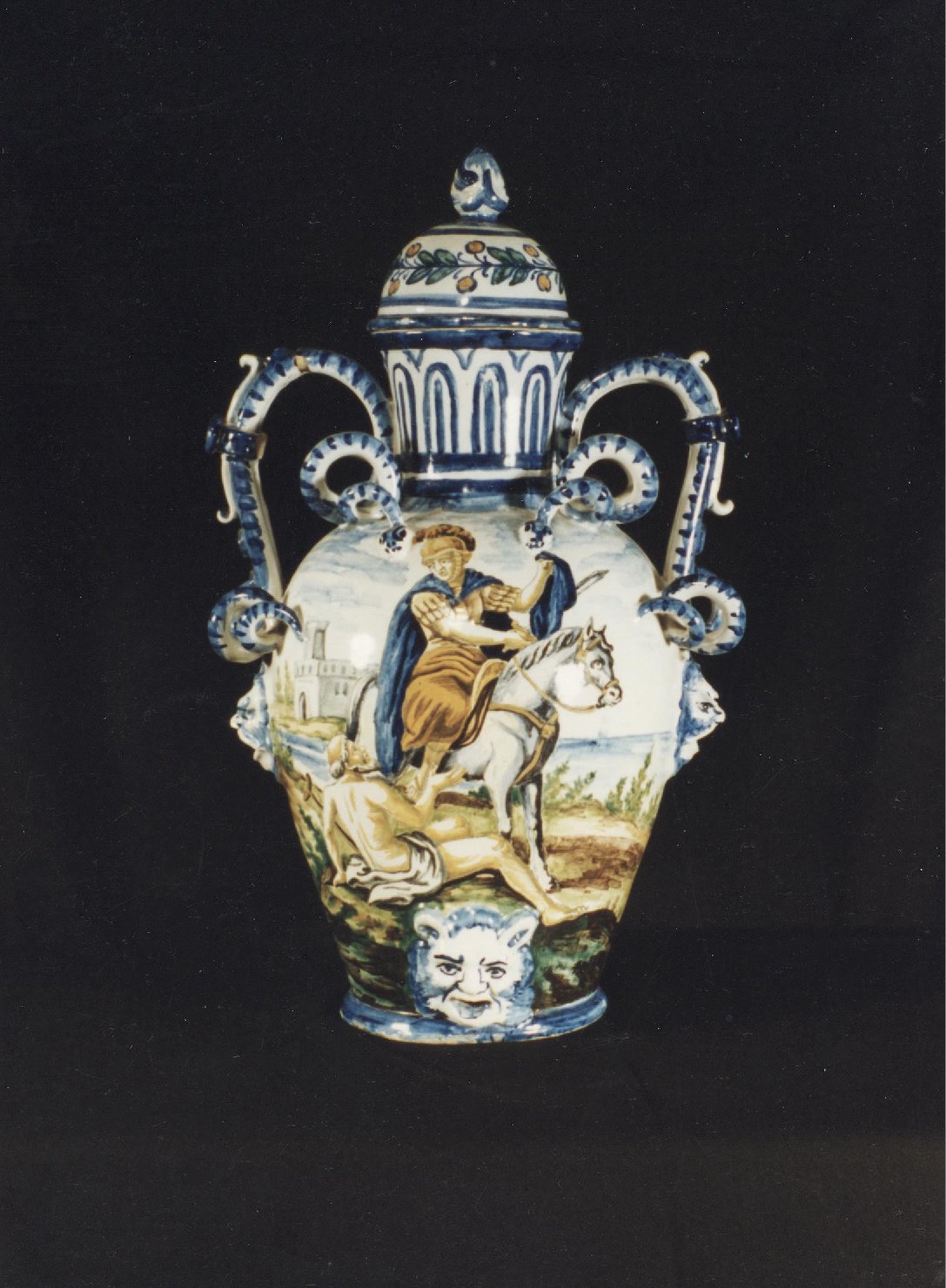San Martino, San Giorgio (idria, coppia) - manifattura napoletana (sec. XVIII)