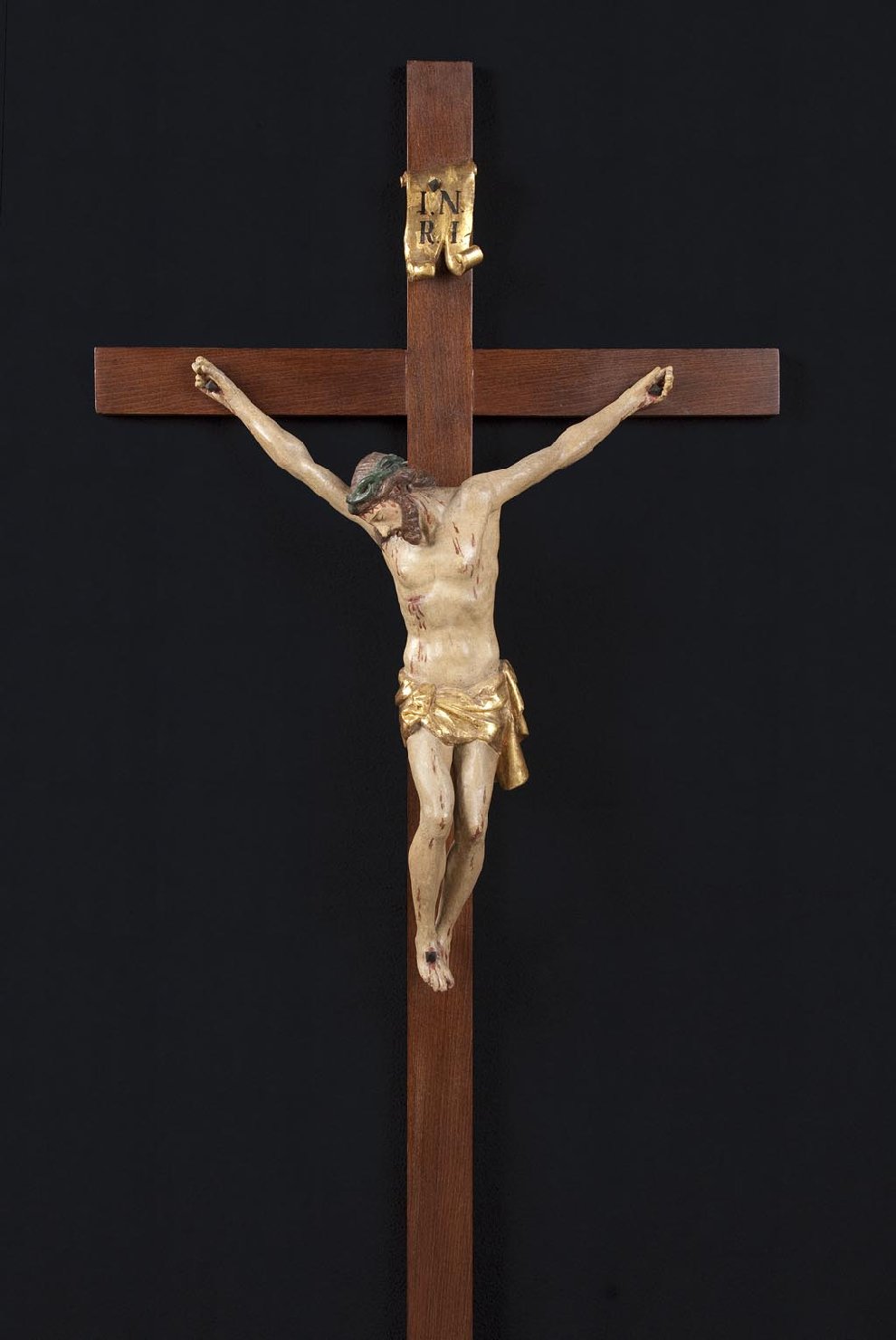 Cristo crocifisso (crocifisso, opera isolata) - bottega veneta (prima meta' sec. XVIII)