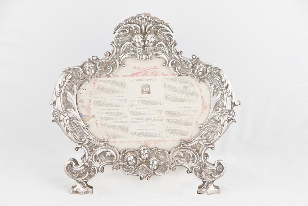 cherubini (cartagloria, elemento d'insieme) - bottega veneta (seconda meta' sec. XIX)