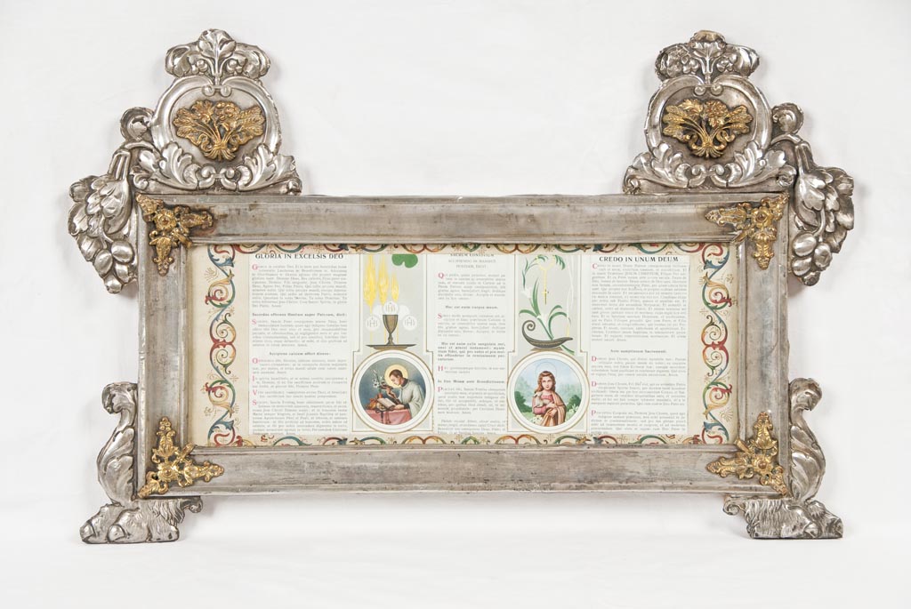 motivi decorativi vegetali (cartagloria, elemento d'insieme) - bottega veneta (meta' sec. XIX)