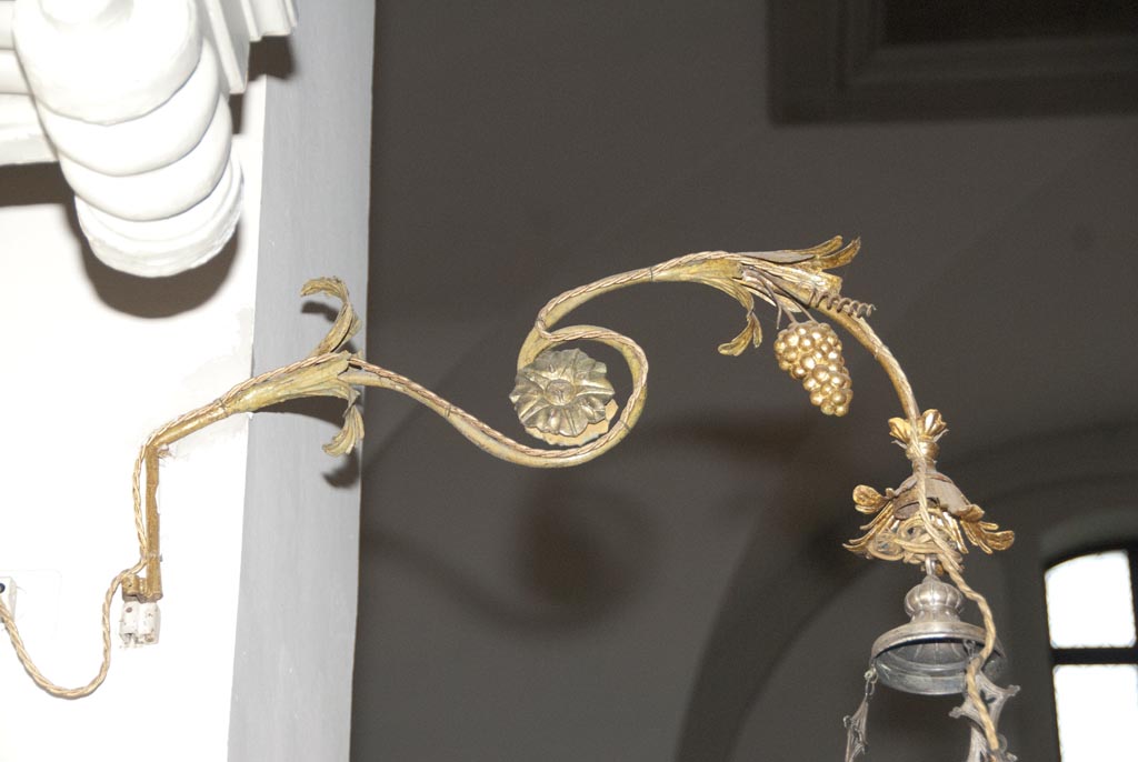 motivi decorativi vegetali (sostegno per lampada pensile, serie) - bottega veneta (ultimo quarto sec. XVIII)