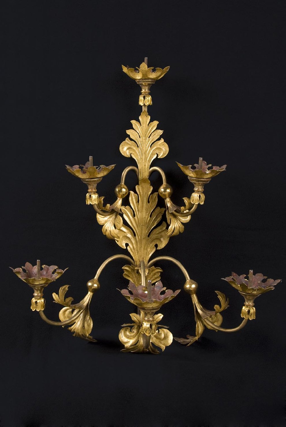 candelabro, coppia - bottega veneta (prima meta' sec. XIX)