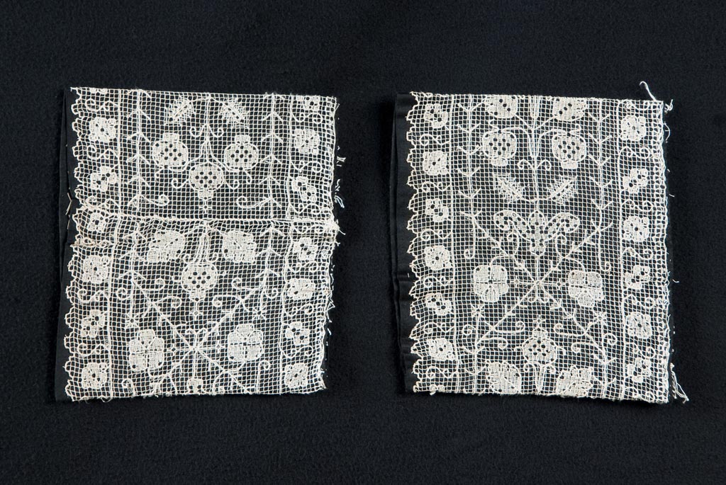 motivi decorativi vegetali stilizzati (bordura, coppia) - manifattura veneta (prima meta' sec. XIX)