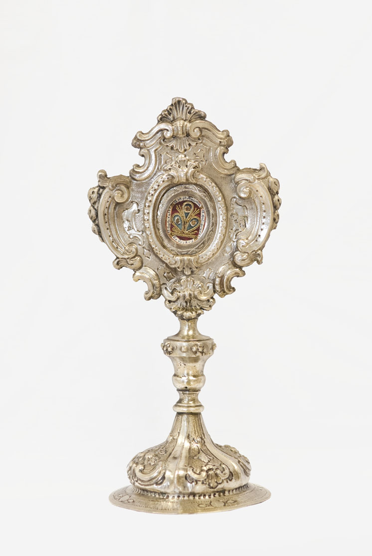 motivi decorativi fitomorfi e a volute (reliquiario-ostensorio, opera isolata) - bottega veneziana (ultimo quarto sec. XVIII)