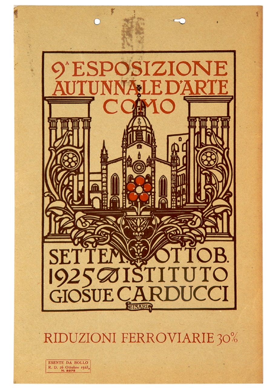 Duomo di Como (locandina) di Cisari Giulio (sec. XX)
