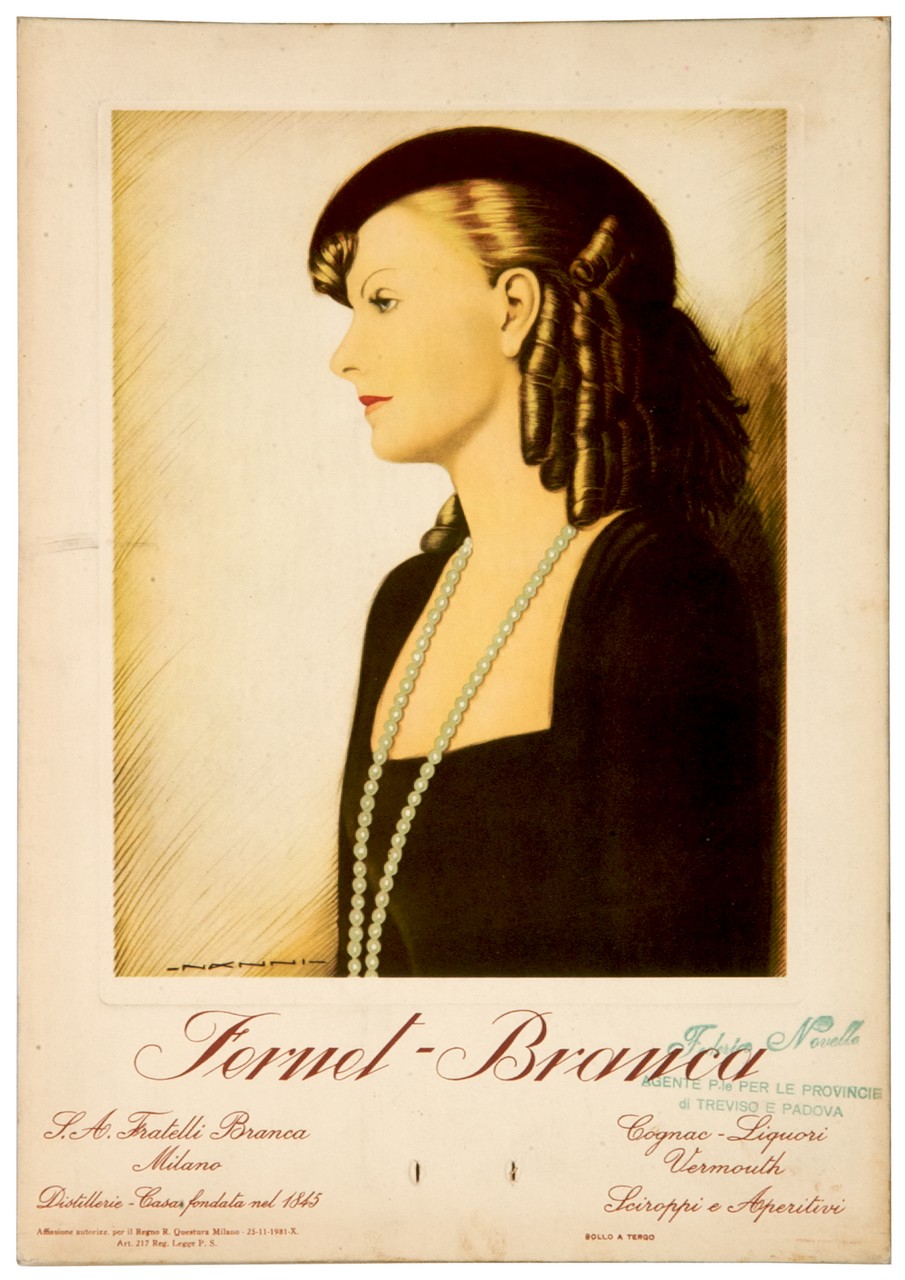 ritratto di Greta Garbo nei panni di Madame Rita Cavallini (tabella) di Nanni Nino (sec. XX)