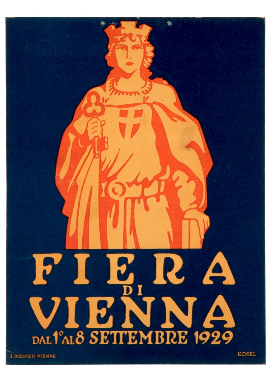 personificazione della città di Vienna (locandina) di Kosel Hermann (sec. XX)