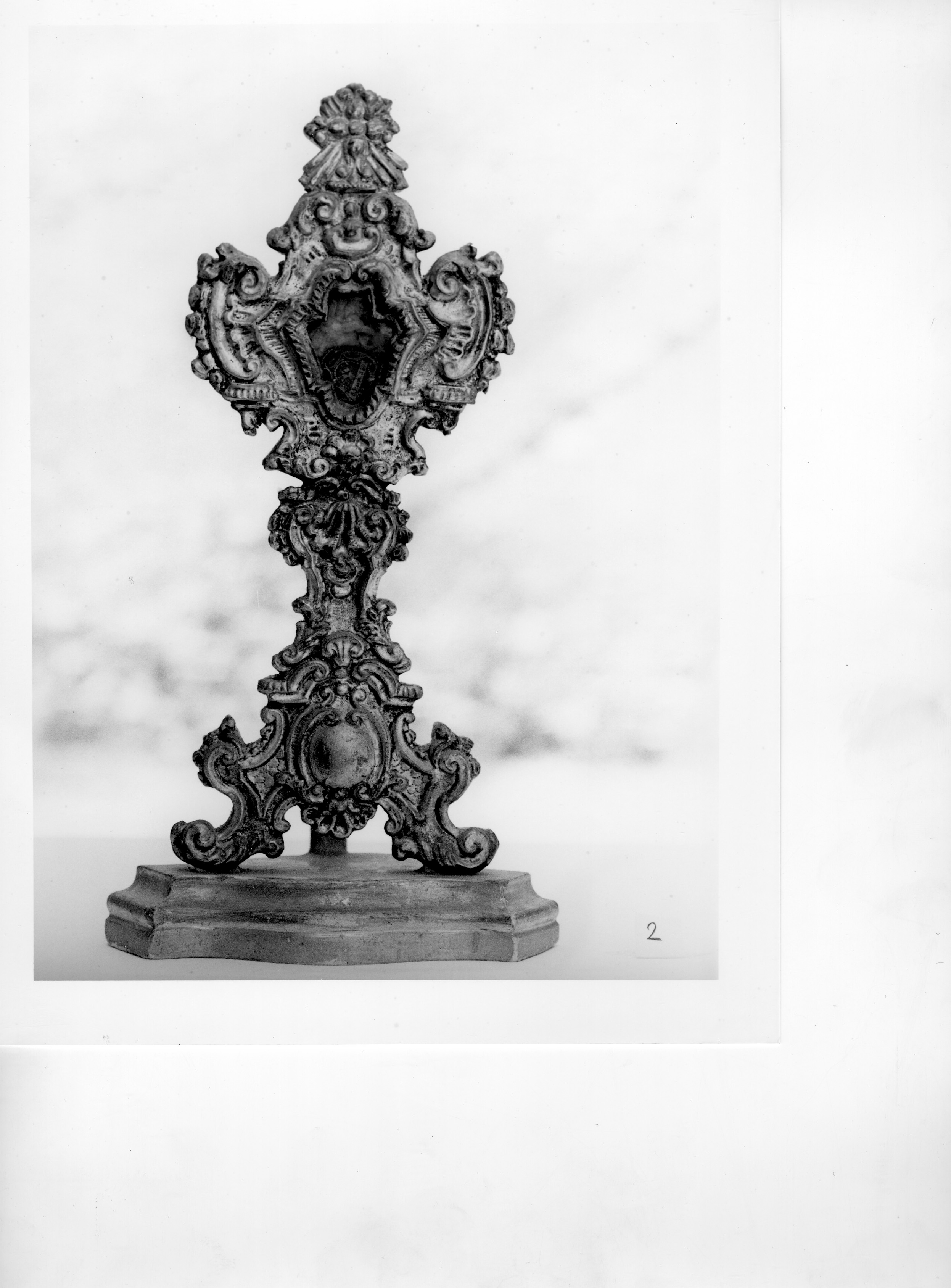 soggetto assente (reliquiario-ostensorio) - manifattura umbra (sec. XVIII)