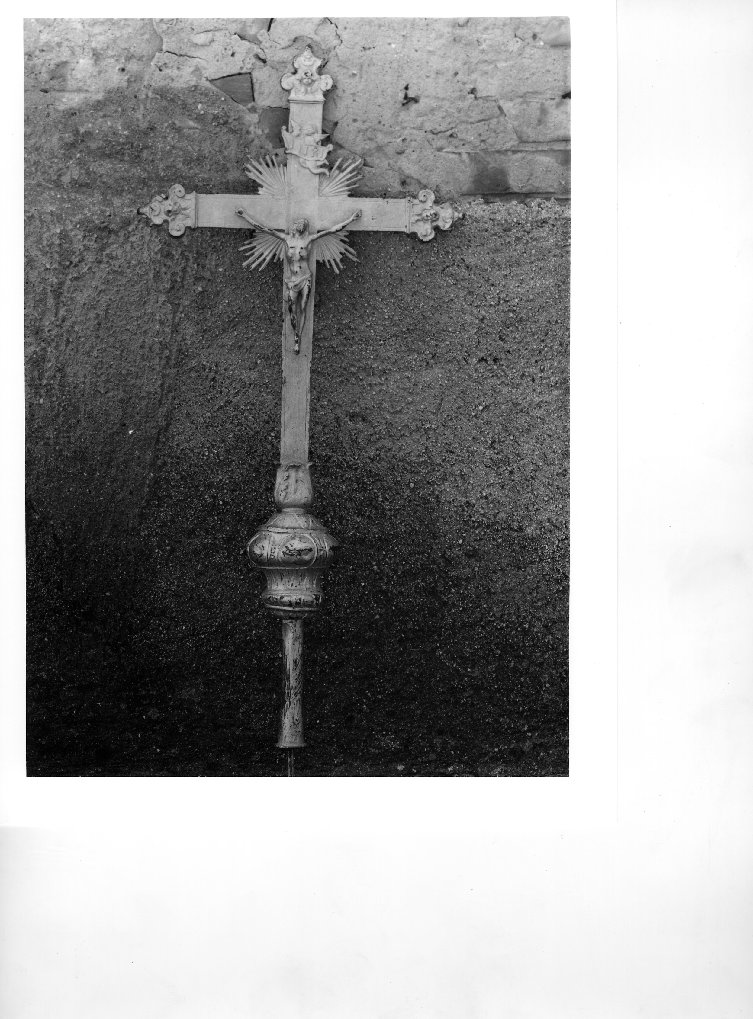 Cristo crocifisso (croce processionale) - manifattura umbra (sec. XIX)