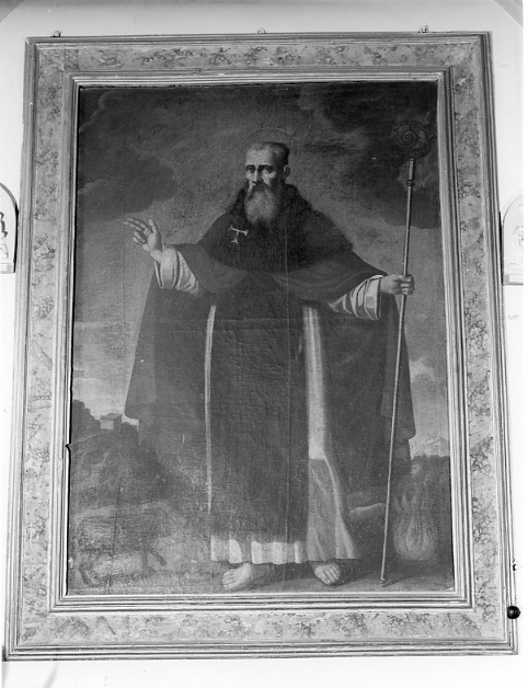 sant'Antonio abate (dipinto, opera isolata) di Polinori, Andrea (cerchia) (prima metà sec. XVII)