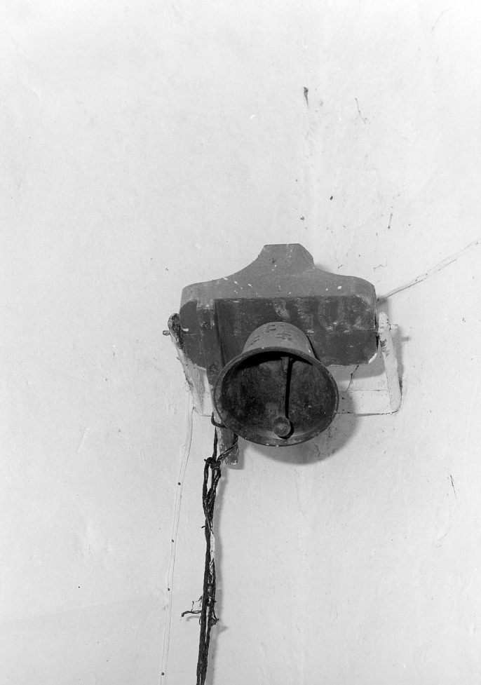 soggetto assente (campanella di sacrestia) - ambito Italia centrale (sec. XVIII)