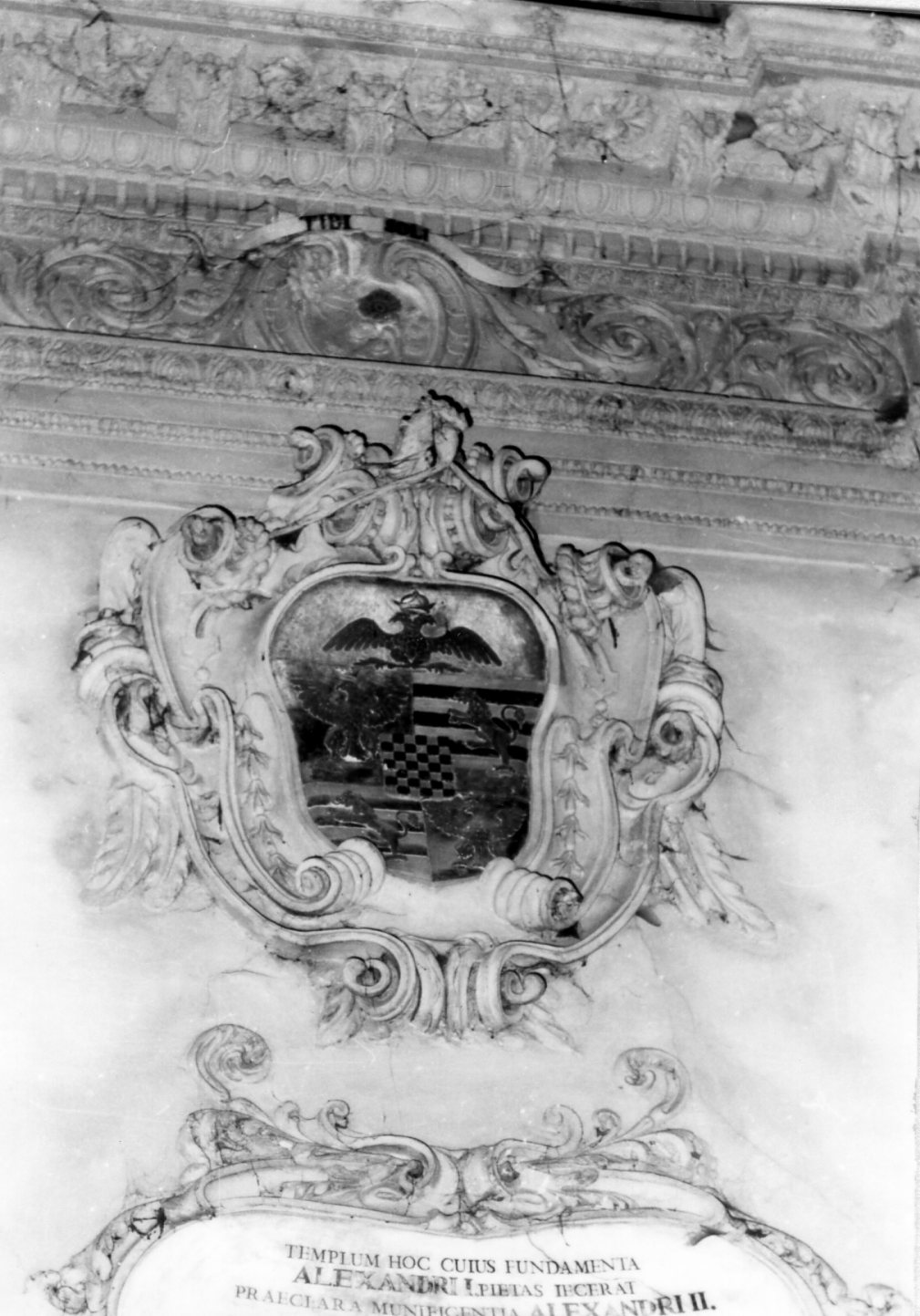 stemma (rilievo) di Solari Pompeo (sec. XVII)