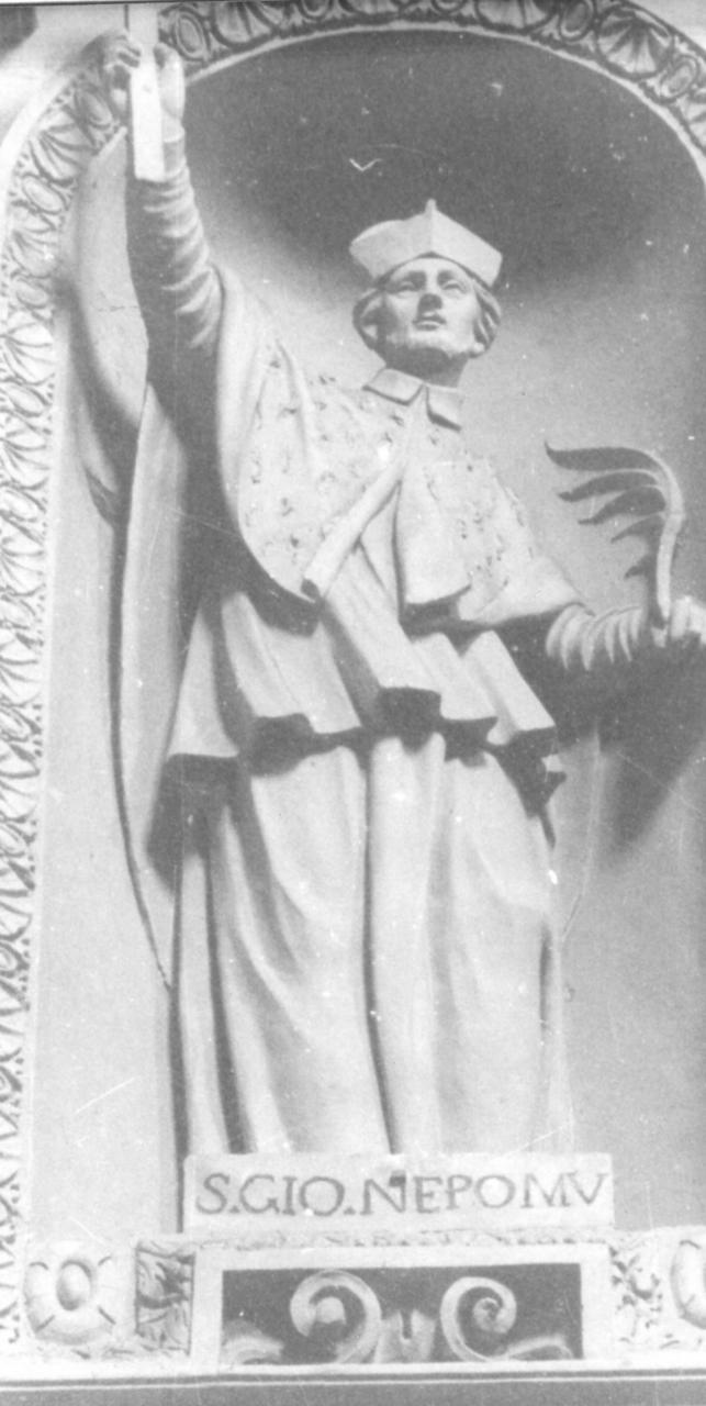 San Giovanni Nepomuceno (statua) di Tadolini Petronio (seconda meta' sec. XVIII)