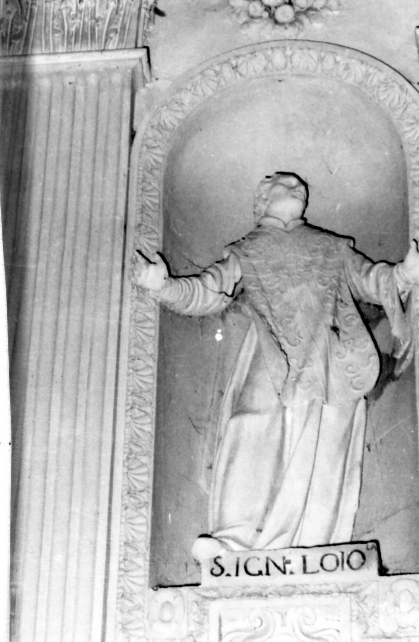 Sant'Ignazio di Loyola (statua) di Tadolini Petronio (seconda meta' sec. XVIII)