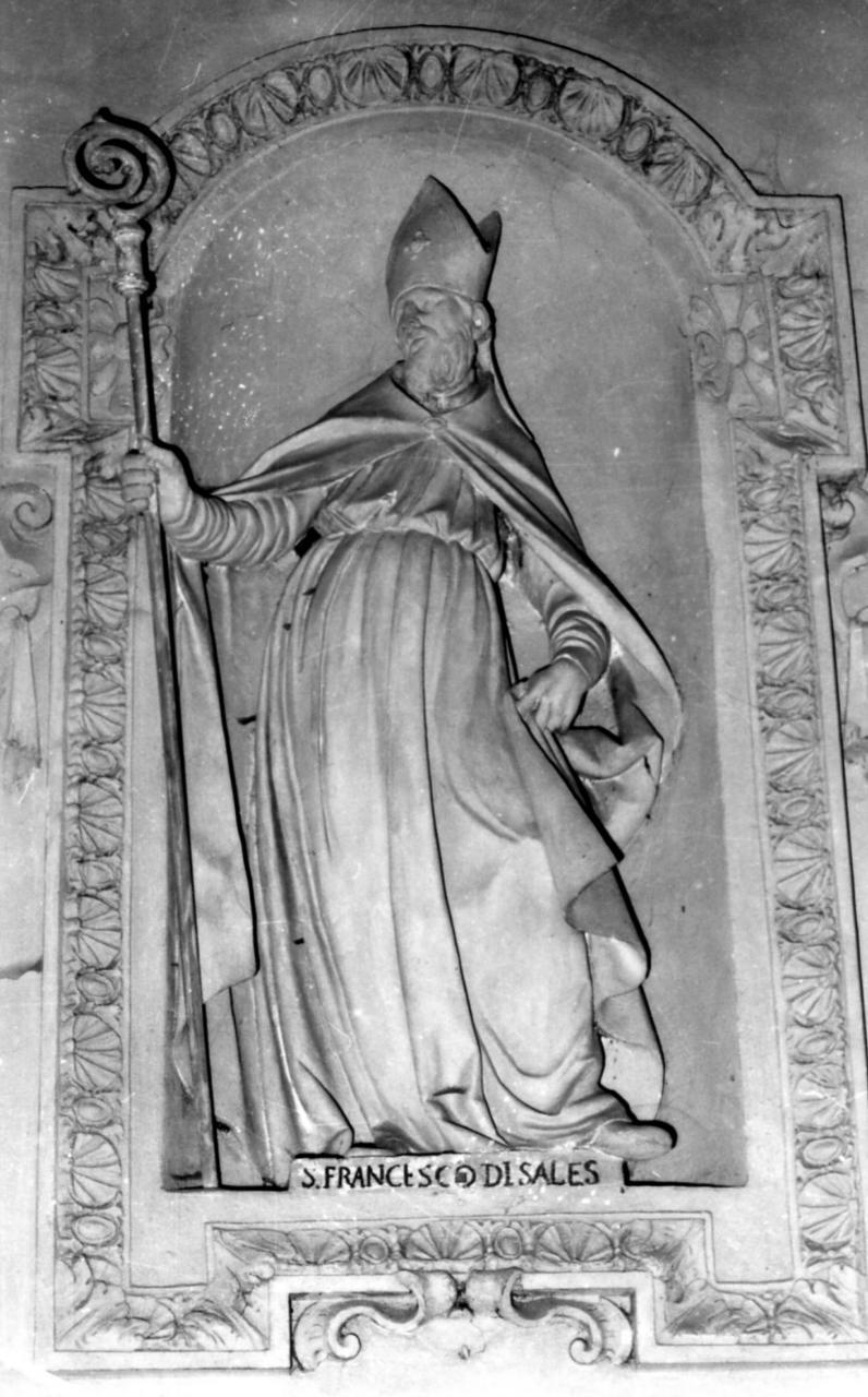 San Francesco di Sales (statua) di Tadolini Petronio (sec. XVIII)