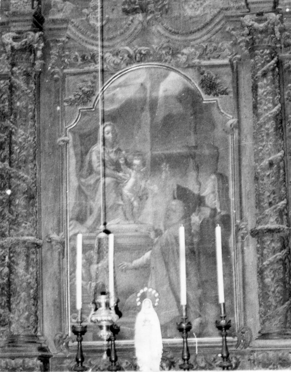 Madonna di Lourdes e Santa Bernardette (gruppo scultoreo) - bottega bolognese (sec. XIX)