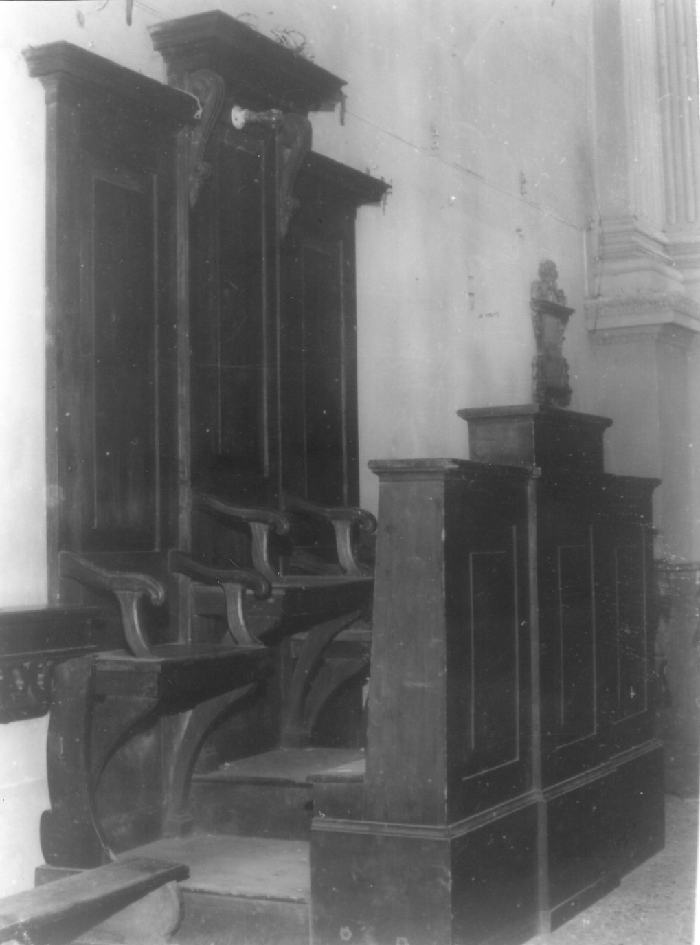 banco del coro - bottega modenese (meta' sec. XIX)