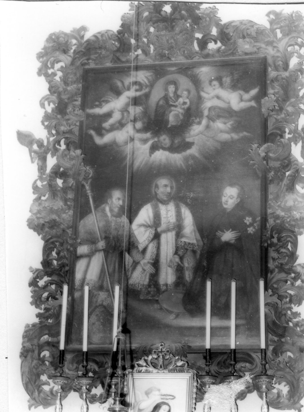 Madonna e Santi (dipinto) - ambito emiliano (fine sec. XVII)