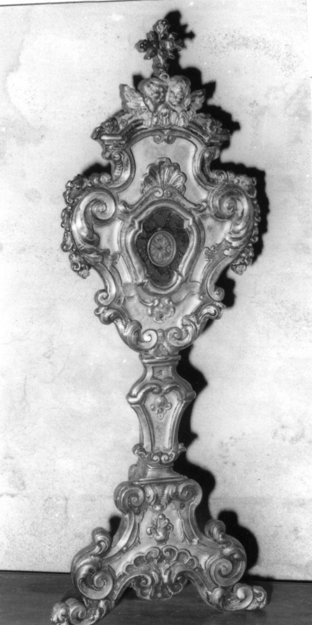 reliquiario-ostensorio - bottega emiliana (meta' sec. XVIII)
