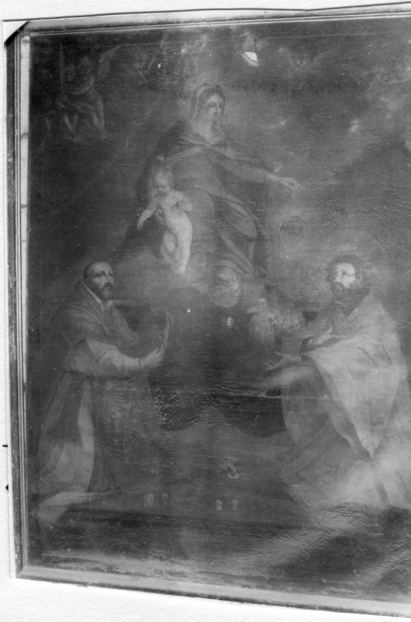 Madonna con Bambino e Santi (dipinto) - ambito bolognese (meta' sec. XVII)