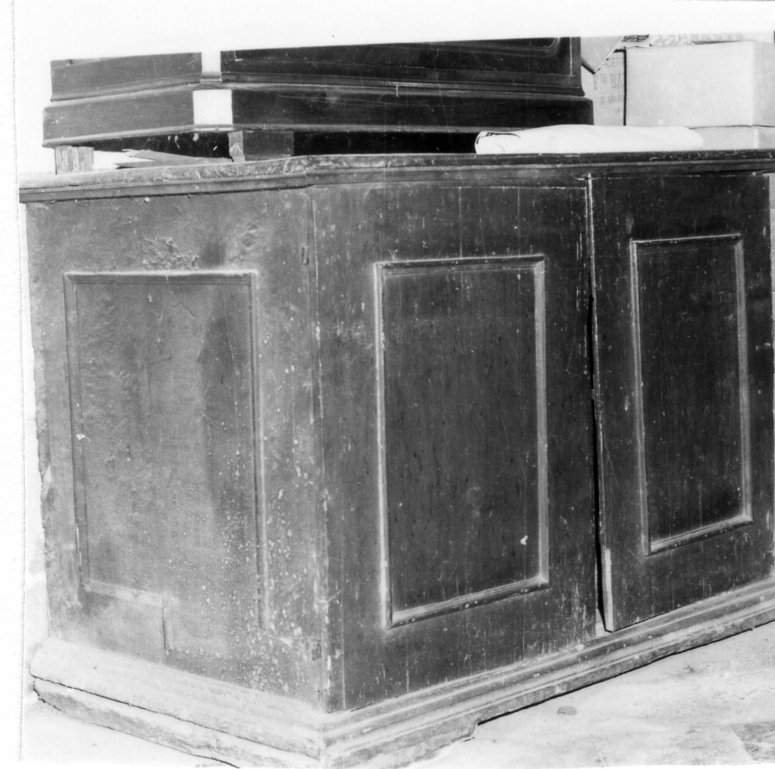 mobile da sacrestia - bottega modenese (fine sec. XVII)