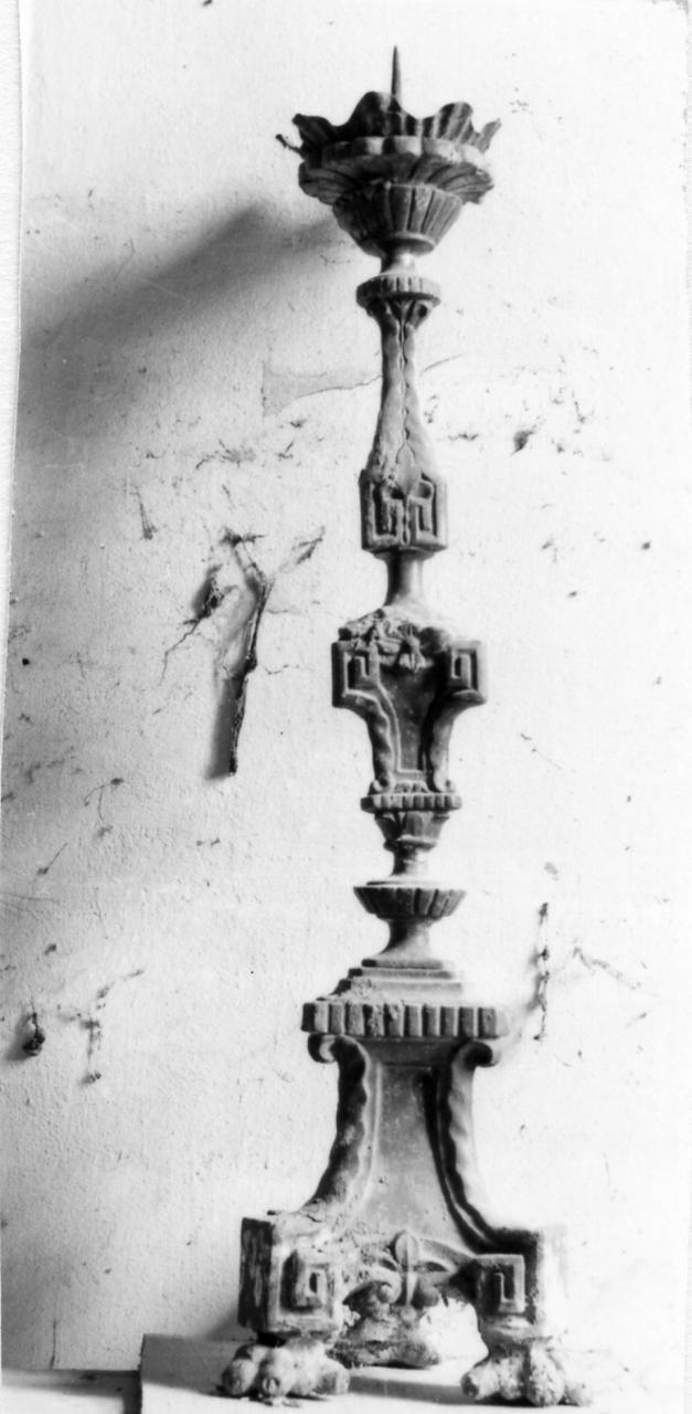 candeliere, serie - bottega emiliana (prima meta' sec. XIX)