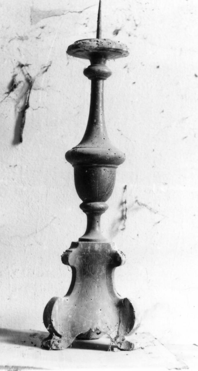 candeliere, serie - bottega modenese (fine sec. XVIII)