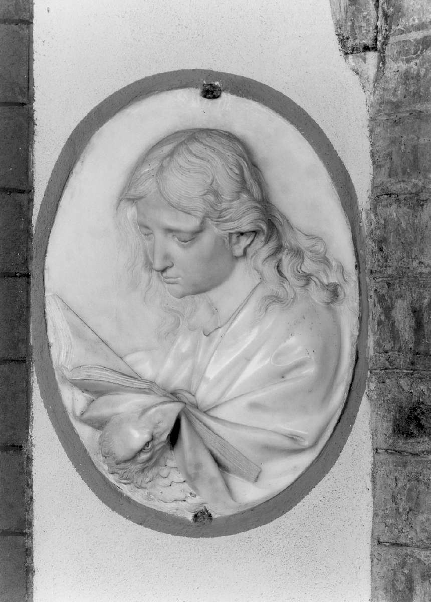San Giovanni Evangelista (rilievo) - manifattura emiliana (fine sec. XVII)