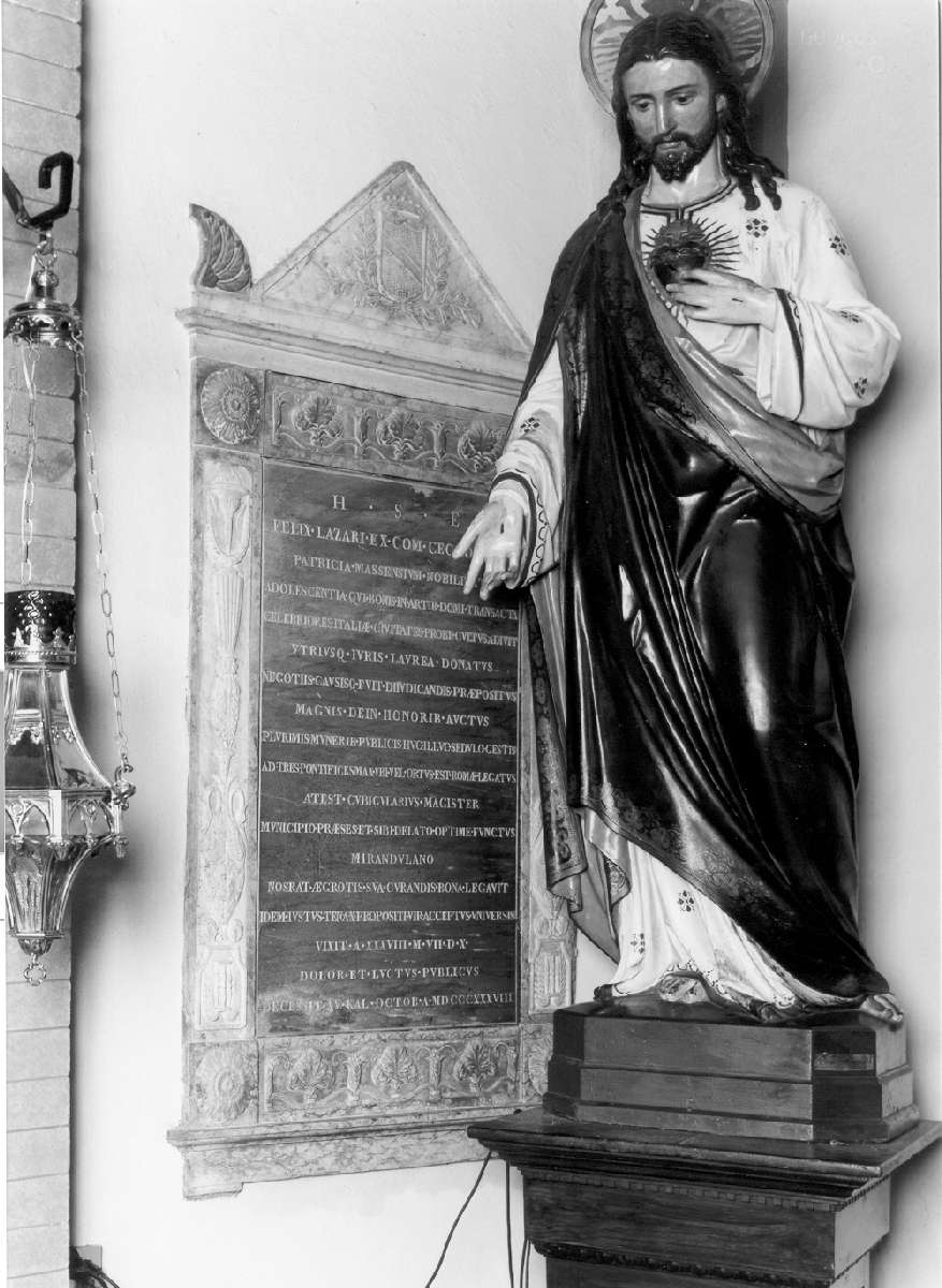 lapide tombale - manifattura emiliana (sec. XIX)