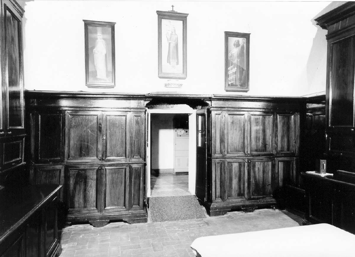 armadio monumentale, insieme di Fermo Giovanni da Este detto Fra' Giovanni da Grumello (attribuito) (sec. XVIII)