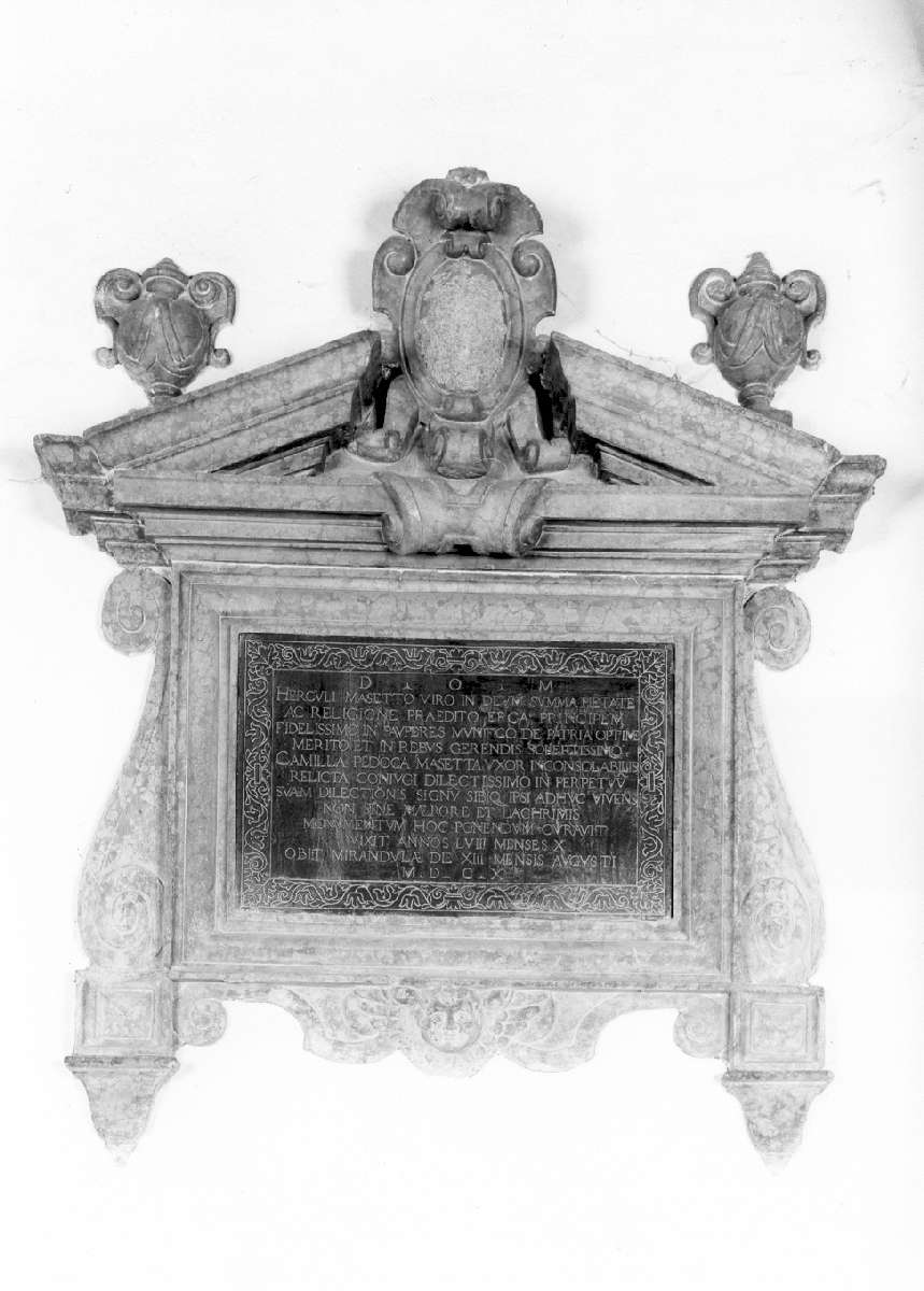 monumento funebre - manifattura emiliana (sec. XVII)