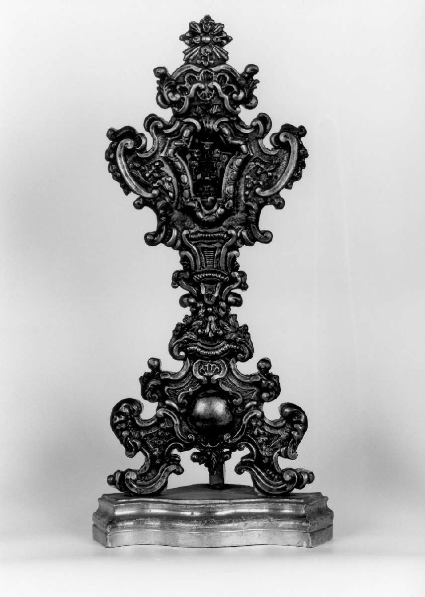 reliquiario - a ostensorio, serie - manifattura emiliana (seconda meta' sec. XVIII)