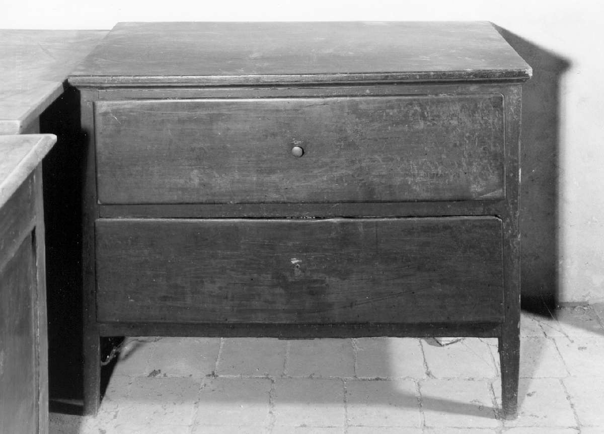 cassettone - manifattura emiliana (seconda meta' sec. XIX)