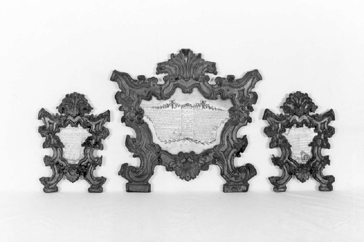 cartagloria, insieme - manifattura emiliana (meta' sec. XVIII)