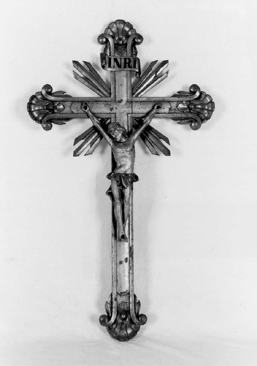 croce - manifattura emiliana (meta' sec. XIX)