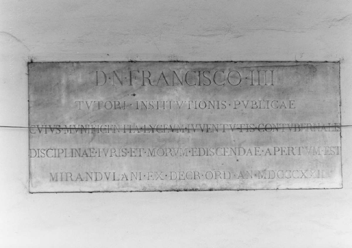 lapide tombale - manifattura emiliana (sec. XIX)